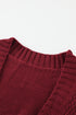 Front Pocket And Buttons Closure Cardigan